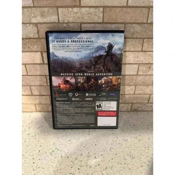 The Witcher III: Wild Hunt (PC DVD-ROM)  GUC b123 - Picture 2 of 4